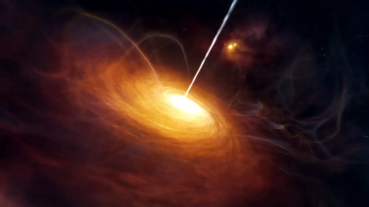 星系动画-窥视黑洞